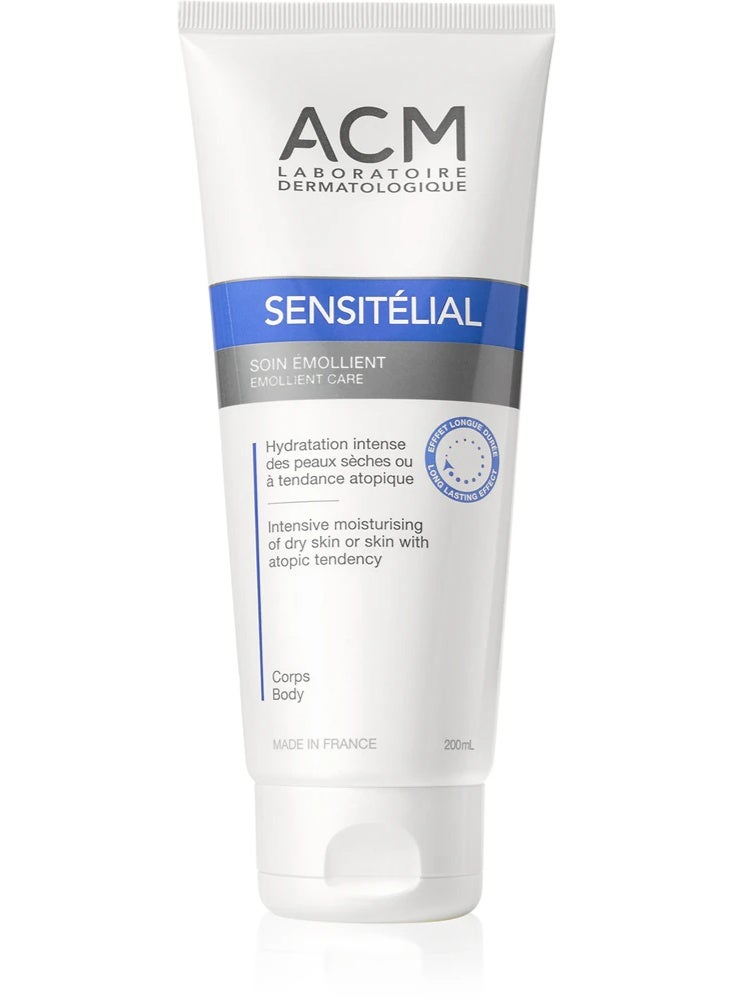 كريم ACM Sensitélial Emollient Care المرطب للبشرة الجافة إلى الأتوبية 200 مل