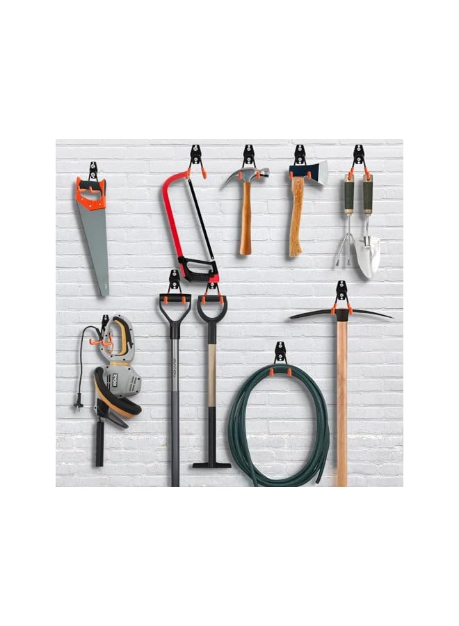 erorex 2-Pack Heavy Duty Garage Hooks, Mount U Hooks for Wall Hanging, Cables & Tools ‚Äì Small Utility Organizer - Image 3
