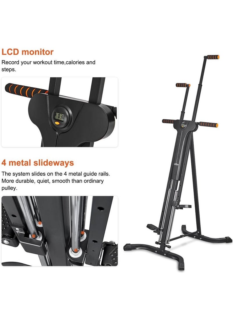 Avessa - Relife Ab Vertical Climber 5 Stage Vertical Climbing Exerciser, Foldable Cardio Exercise Machine, Stepper - Image 1