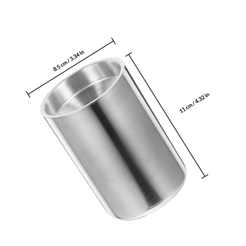Stainless Steel Car Ashtray with Detachable Windproof Lid for Office and Business Use - Image 3