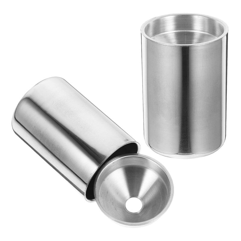 Stainless Steel Car Ashtray with Detachable Windproof Lid for Office and Business Use - Image 2