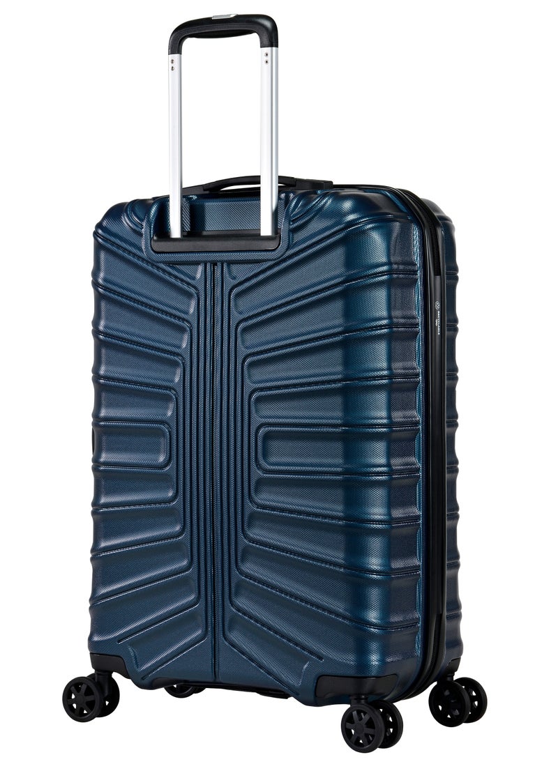 eminent - Hard Case Travel Bag Trolley Luggage Set of 3 TPO Lightweight Suitcase 4 Quiet Double Spinner Wheels with TSA Lock KK30 Dark Navy - Image 1