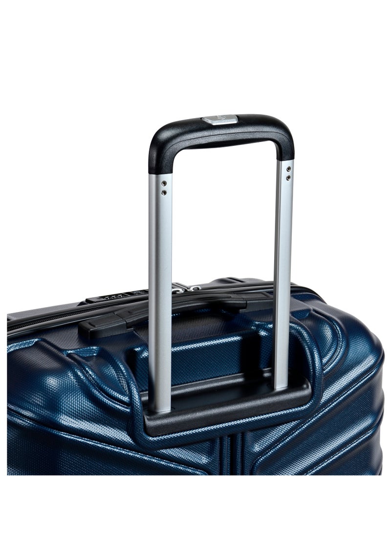 eminent - Hard Case Travel Bag Trolley Luggage Set of 3 TPO Lightweight Suitcase 4 Quiet Double Spinner Wheels with TSA Lock KK30 Dark Navy - Image 1