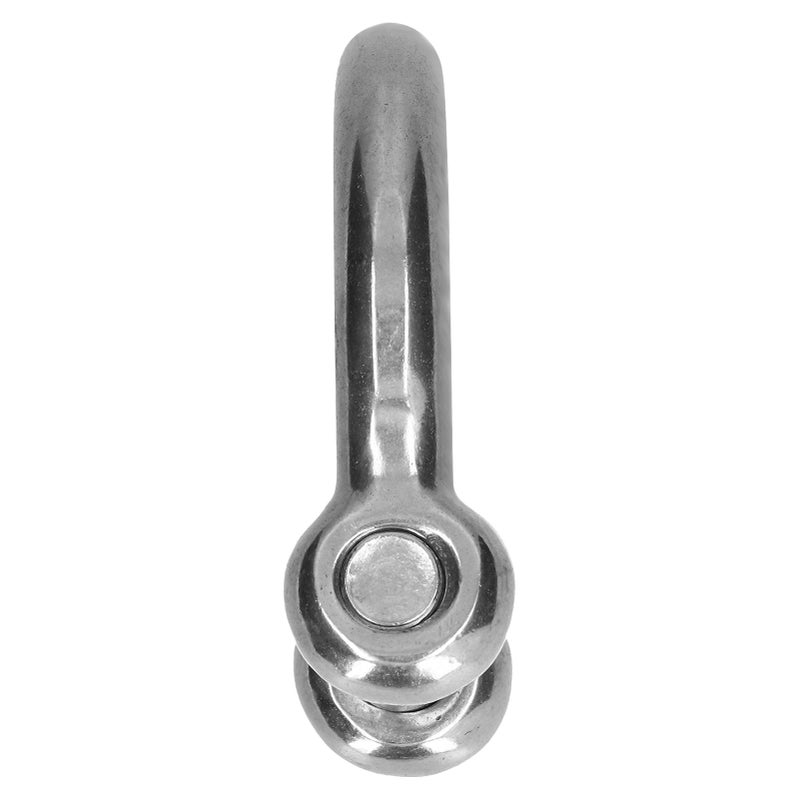 مصلحة ثقل مؤثرة على الشكل المقوس (Bow Shape) مع دبوس مفك (Screw Pin Anchor Shackle) من الفولاذ المقاوم للصدأ 304، موصل لسلسلة أو حبل أسلاك، أداة رفع - 10 قطع مقاس M6 - Image 4