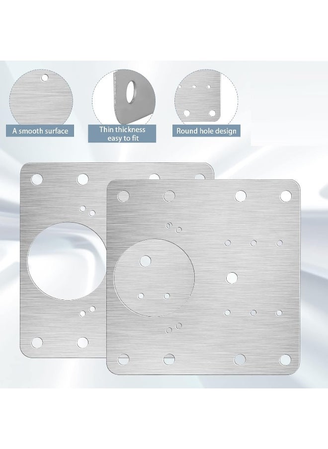 Royal Apex Hinge Metal Board Repair Plate Fix The Hinge Side Plate Repair Piece With Mounting Screws For Wood Furniture Shelves Cabinet 2  - Image 4