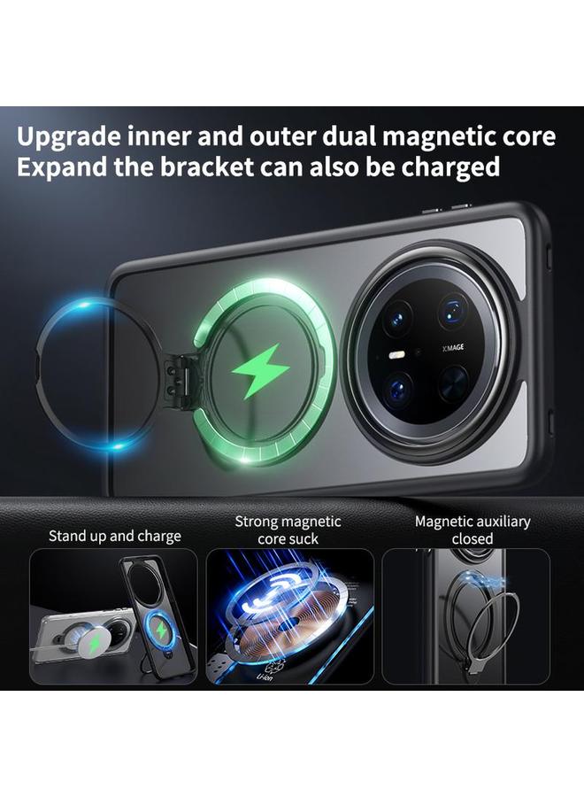 اس-توب جراب لهاتف Huawei Mate 70 Pro / 70 Pro+ جراب هاتف مزود بحلقة مغناطيسية مزدوجة MagSafe - Image 4