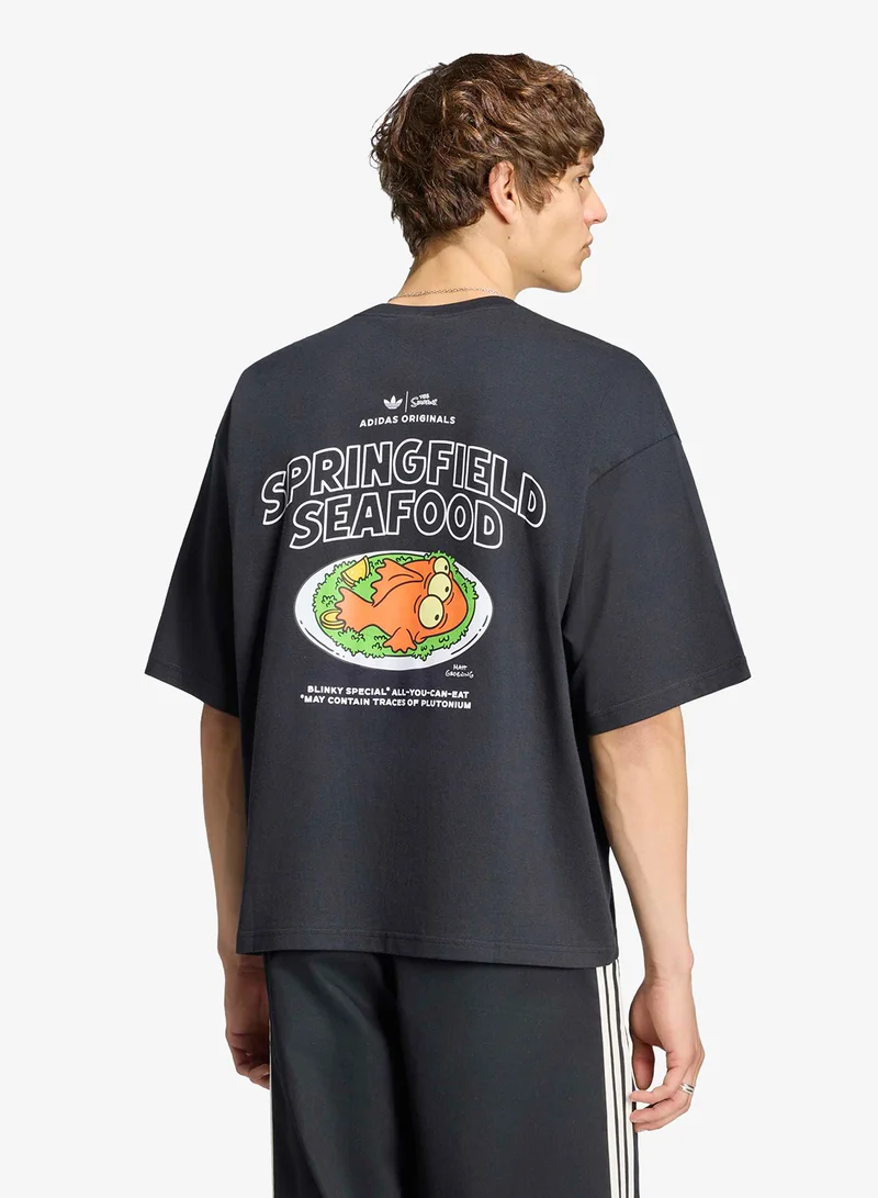 Adidas Originals Disney Blinky Graphic Oversized T-Shirt