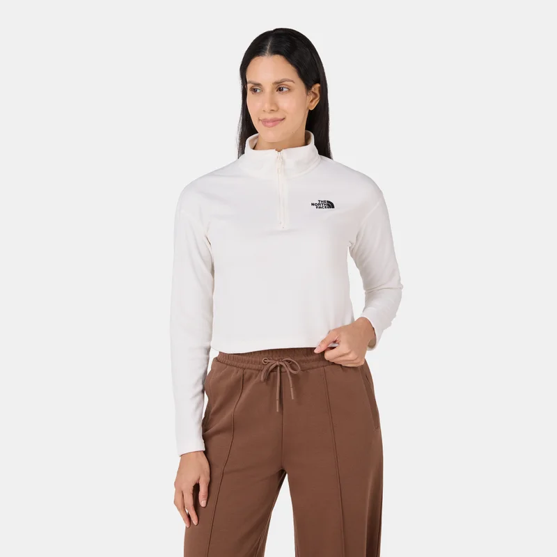 Women’s 100 Glacier 1/4-Zip Crop Top