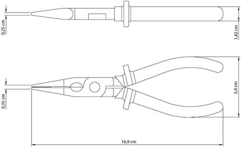 Tramontina 6-Inch Insulated Snipe Nose Pliers - Image 2