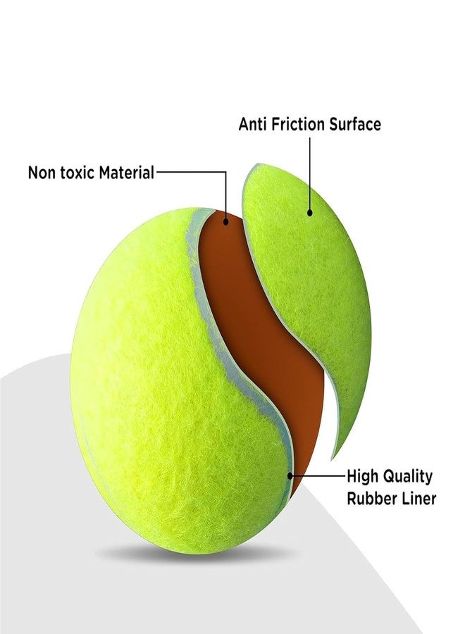 TUSAN Ultimate Super Bounce Tennis Ball - Sturdy, Lightweight, and Durable for Tennis Courts & Cricket Tournaments. Perfect for Every Match (Pack of 24) - Image 3