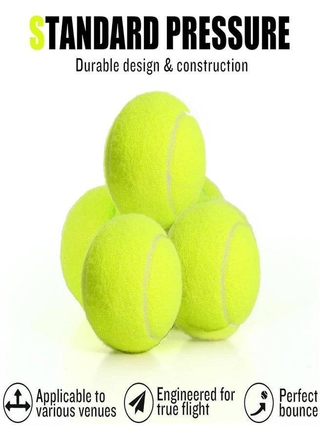 TUSAN Ultimate Super Bounce Tennis Ball - Sturdy, Lightweight, and Durable for Tennis Courts & Cricket Tournaments. Perfect for Every Match (Pack of 24) - Image 5