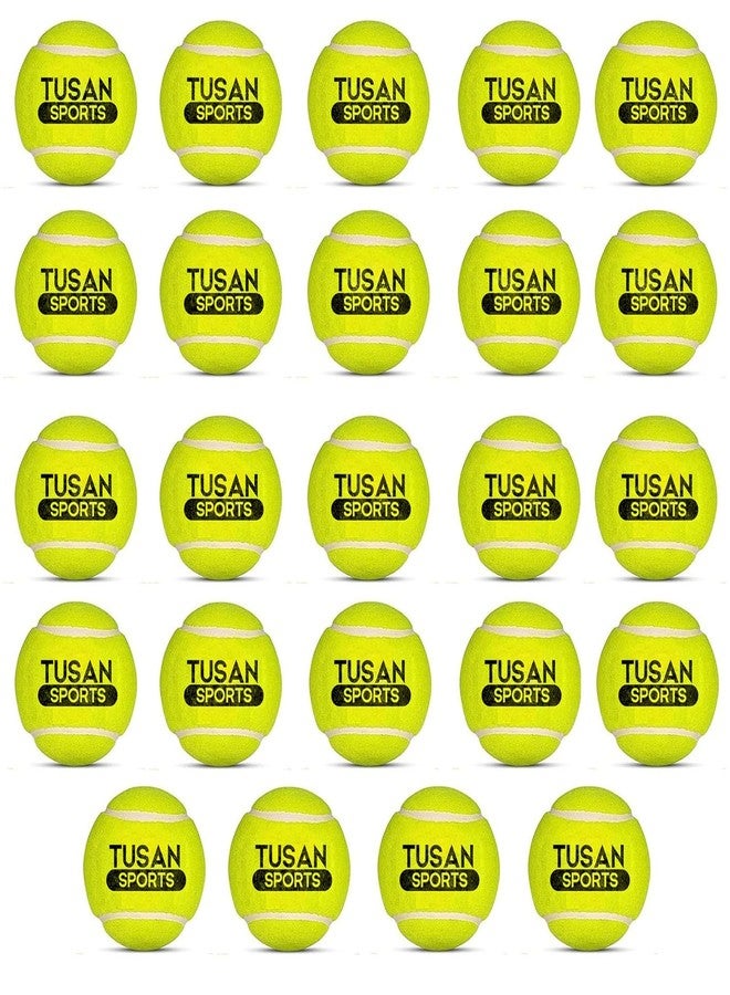 TUSAN Ultimate Super Bounce Tennis Ball - Sturdy, Lightweight, and Durable for Tennis Courts & Cricket Tournaments. Perfect for Every Match (Pack of 24) - Image 1