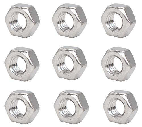binifiMux M6 Stainless Steel Hex Nuts, Silver, Pack of 50 - Image 4