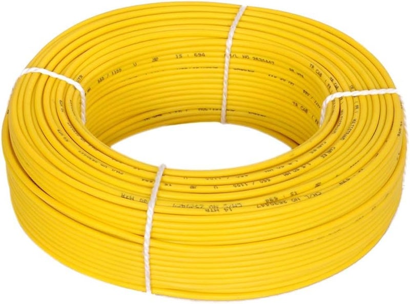 mastBus 2.5MM Multi Strands Copper Wire for Home Wiring (Yellow, 90 mtr) - Image 3
