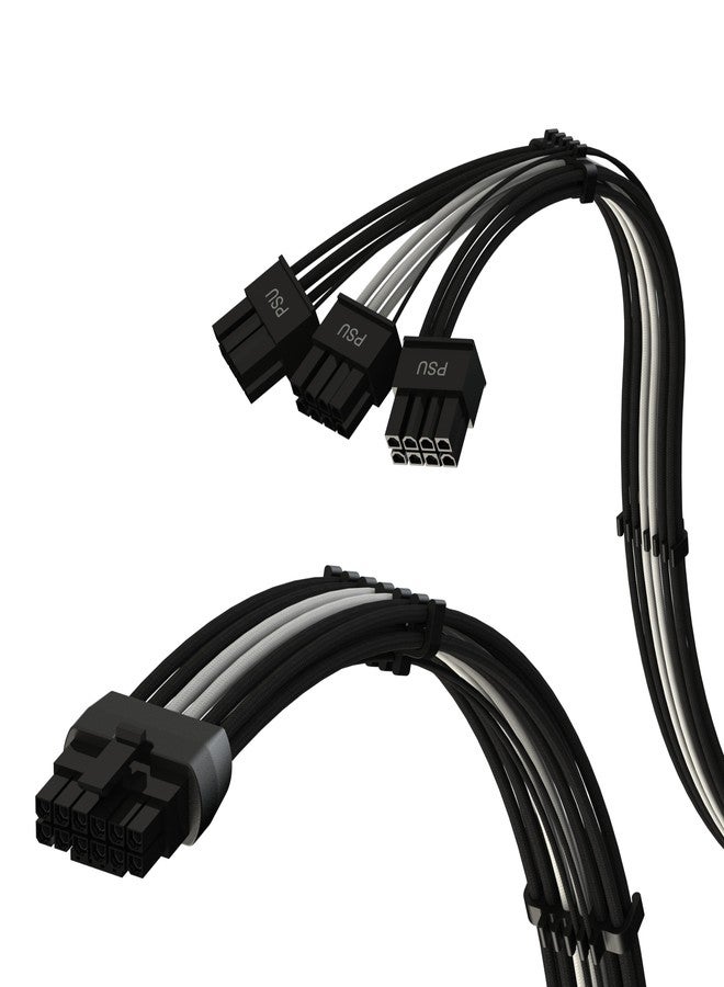 LINKUP 12VHPWR PSU-GPU Power Cable | Compatible with NIVIDA RTX 5070/5080 | 12+4 to 3x8 Pin PCIe 5.0 Cable | for Corsair PSUs Only | 70cm - Straight - Image 1