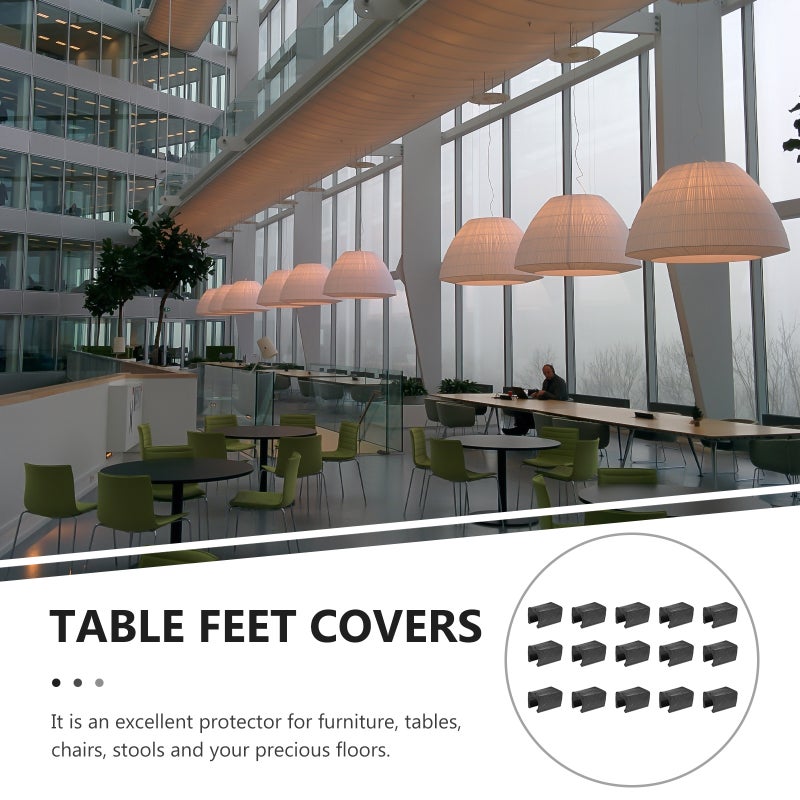 100Pcs Furniture Feet Covers Non- Chair Legs Tip Furniture Accessories - Image 2