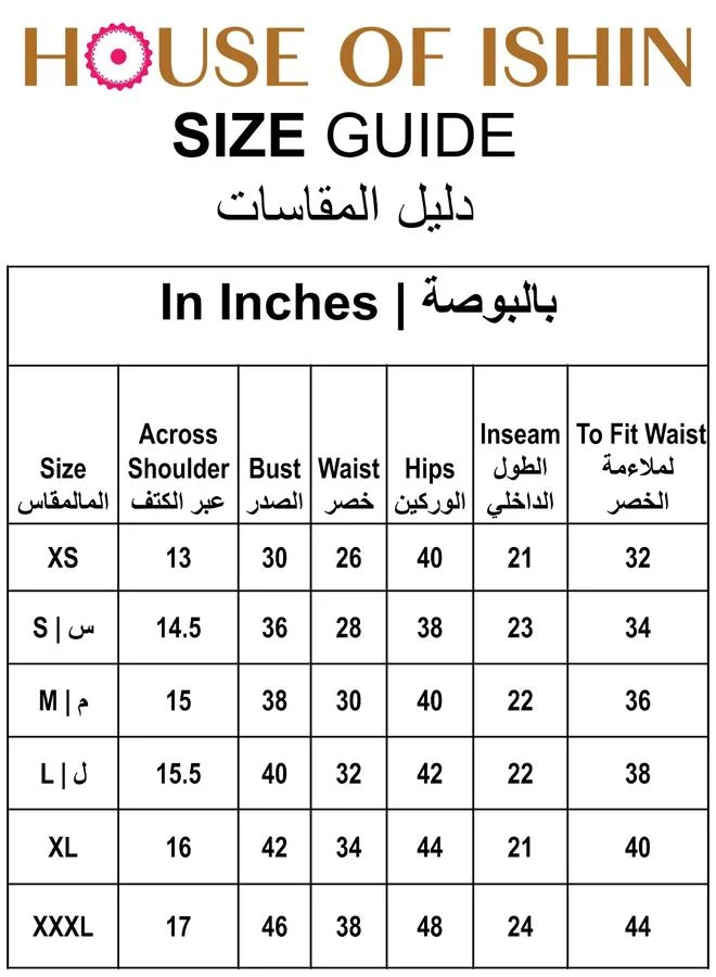 ISHIN Women's Multicolour 100% Cotton Embellished Regular Fit Kurta Set