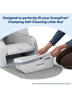PetSafe PetSafe ScoopFree Automatic Cat Litter Box Waste Bin Liners - Drawstring Litter Box Liner for ScoopFree Self Cleaning Clumping Litter Box and ScoopFree SmartSpin Litter Box - Easy Cleanup, 25 Count  - Image 2