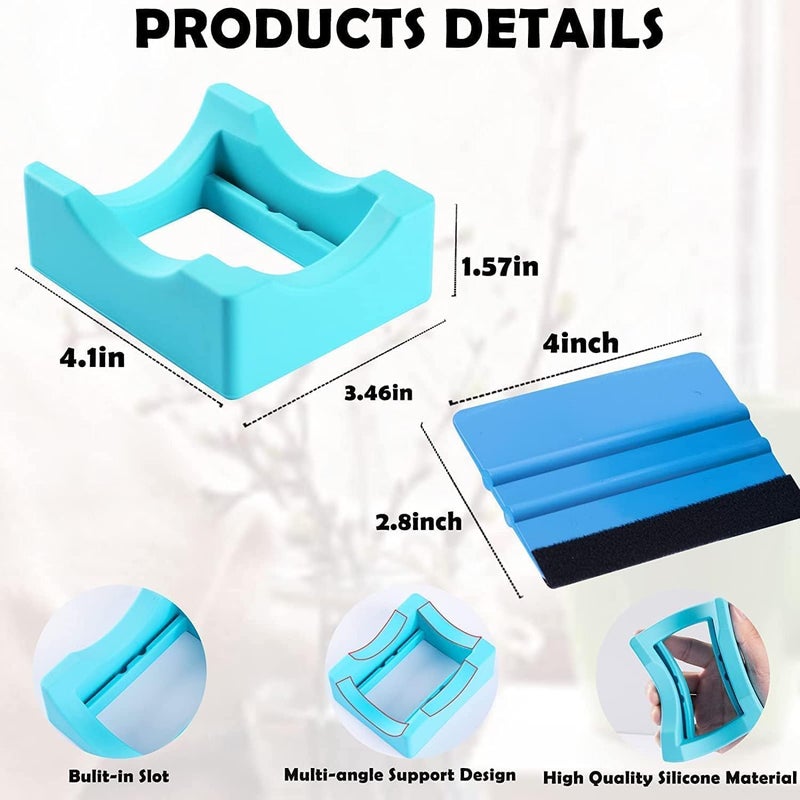 Majreey Sublimation Tumblers Pinch Kits,Pinch Perfect Tumbler Clamp for 20 Oz Sublimation Blanks Tumblers Pinch Perfect Clamp Grip Tool for Sublimation Paper and Glass Supplies (Blue, Pink) - Image 5