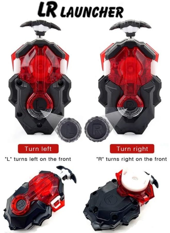 Beyblade B-184 Launcher Battle Burst Booster B-122 Starter Gesture Fafnir 8.A with Left Right Grip Celebration for Boys Ages 6-8 by Super Toys Kids 8-12 Years Old Metal - Image 2