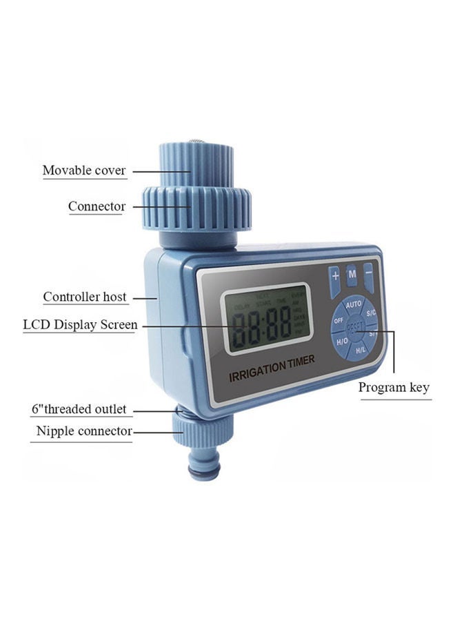 NIBEMINENT Irrigation Water Timer Controller Blue - Image 5