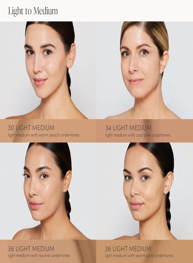 Jane Iredale أساس سائل معزز للإشراق SPF 30 من جين إيريدال 30 لون متوسط فاتح - Image 5
