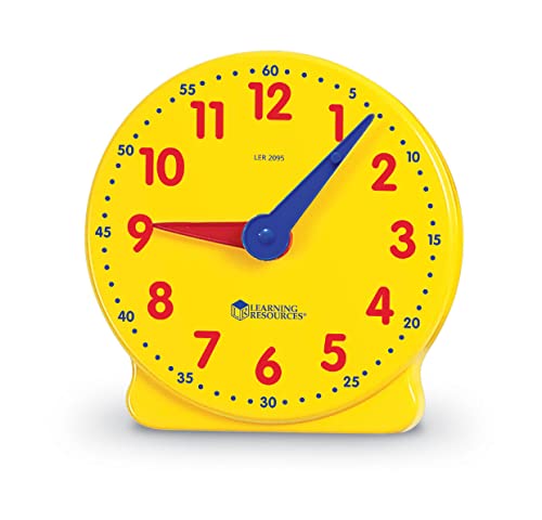Learning Resources Big Time Student Clock, Teaching & Demonstration Clock, Develops Time and Early Math Skills, Ages 5+, Clock for Learning, 12 Hour,Back to School Gifts - Image 4