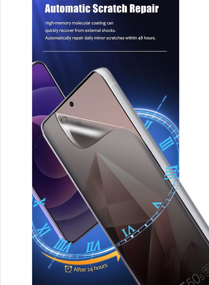 Wtech Infinix Note 50s 5G 2025 Premium Hydrogel Anti Spy / Anti Privacy Film Thin and Flexible Screen Protector (MSHFMP) - Clear - Image 2