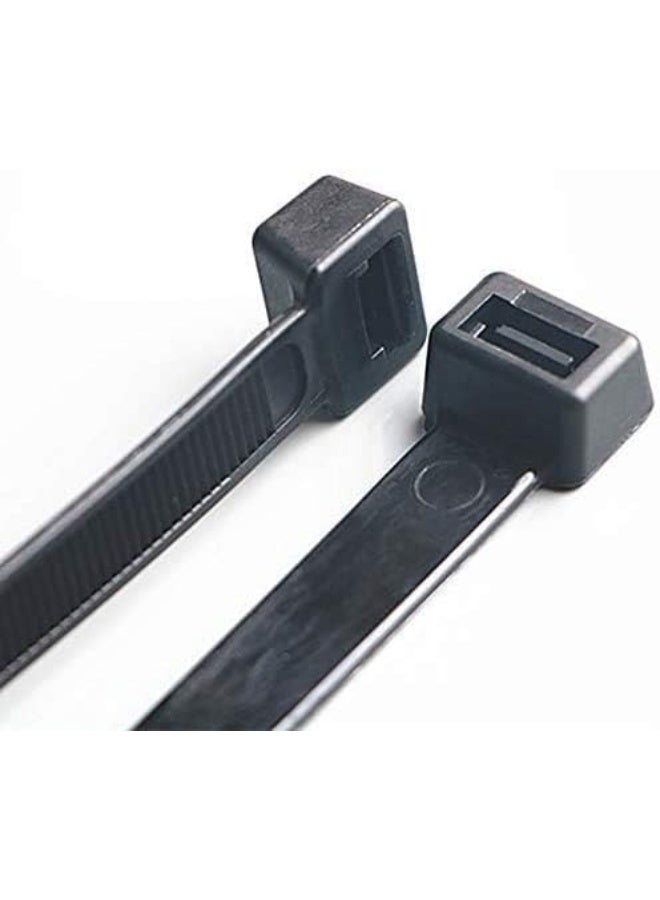 Nylon Black Cable Tie 100Pcs (7.6x300mm) - Image 4