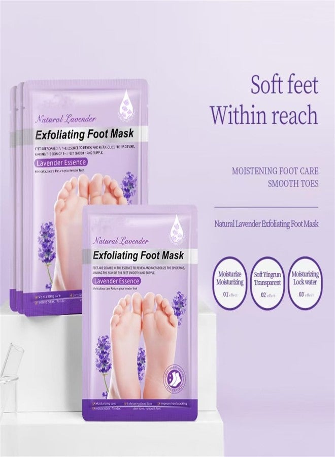 YP Foot Peel Mask 5 Pairs Natural Exfoliant for Calluses, Dry Skin & Rough Heels - Gently Removes Dead Skin, Softens & Revitalizes Feet - Image 3