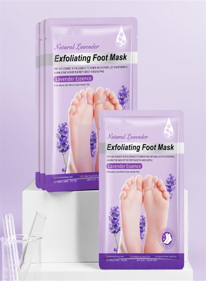 YP Foot Peel Mask 5 Pairs Natural Exfoliant for Calluses, Dry Skin & Rough Heels - Gently Removes Dead Skin, Softens & Revitalizes Feet - Image 4