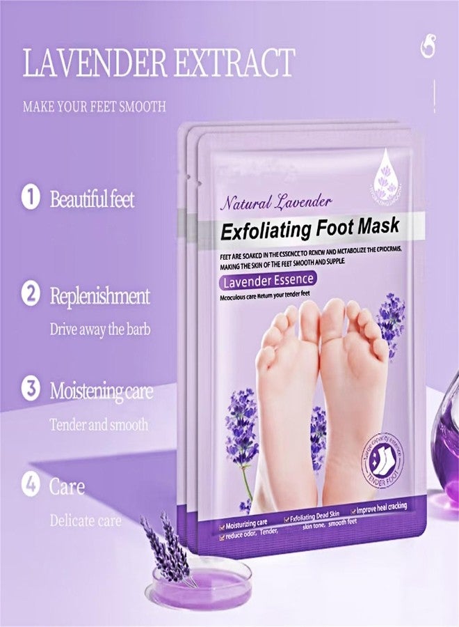 YP Foot Peel Mask 5 Pairs Natural Exfoliant for Calluses, Dry Skin & Rough Heels - Gently Removes Dead Skin, Softens & Revitalizes Feet - Image 2