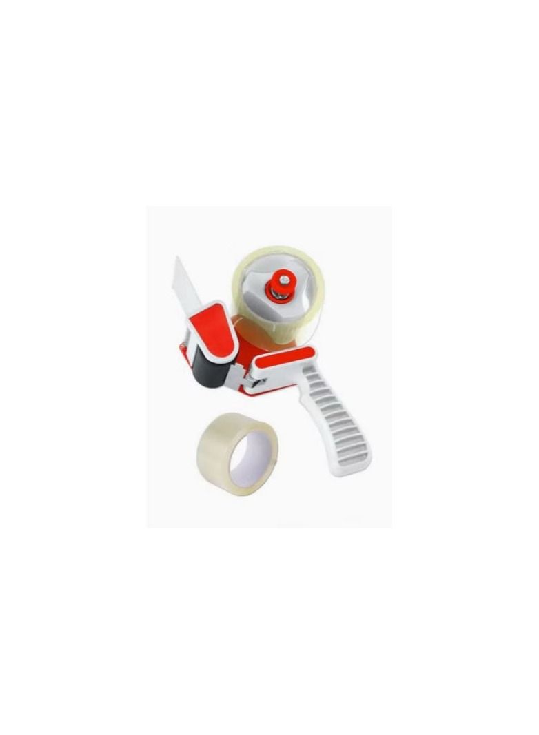 Generic Packing Tape Dispenser Gun Moving Carton box Sealer 2 Inch Tape Side Loaded Heavy Duty box Packer With  2 Tape Rolls Included  - Image 1