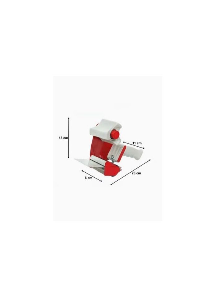 Generic Packing Tape Dispenser Gun Moving Carton box Sealer 2 Inch Tape Side Loaded Heavy Duty box Packer With  2 Tape Rolls Included  - Image 3