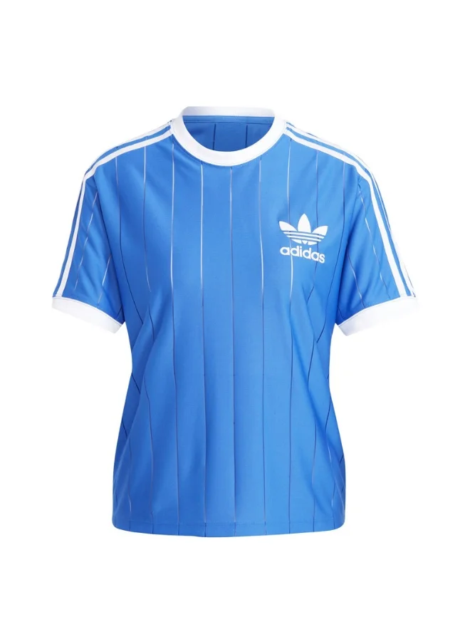 Adidas adidas 3 S PNST TEE Blue Originals Women T-SHIRTS