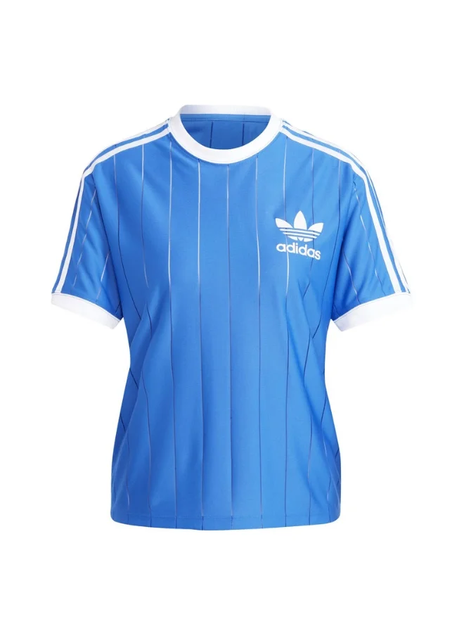Adidas adidas 3 S PNST TEE Blue Originals Women T-SHIRTS