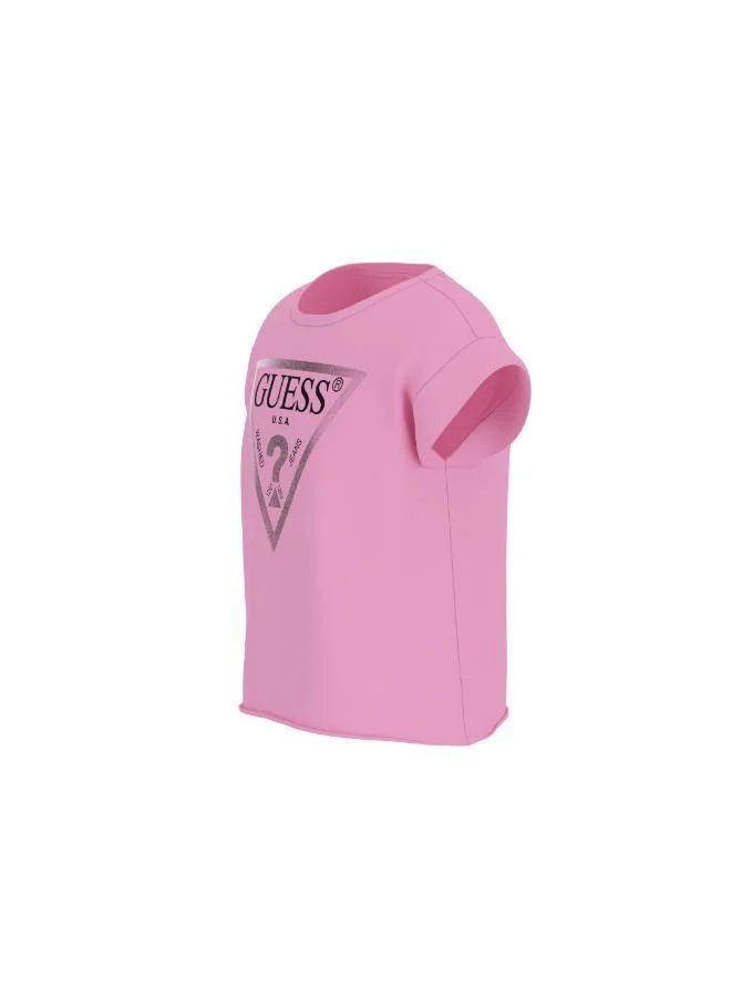 جس Kids Logo Short Sleeve T-Shirt