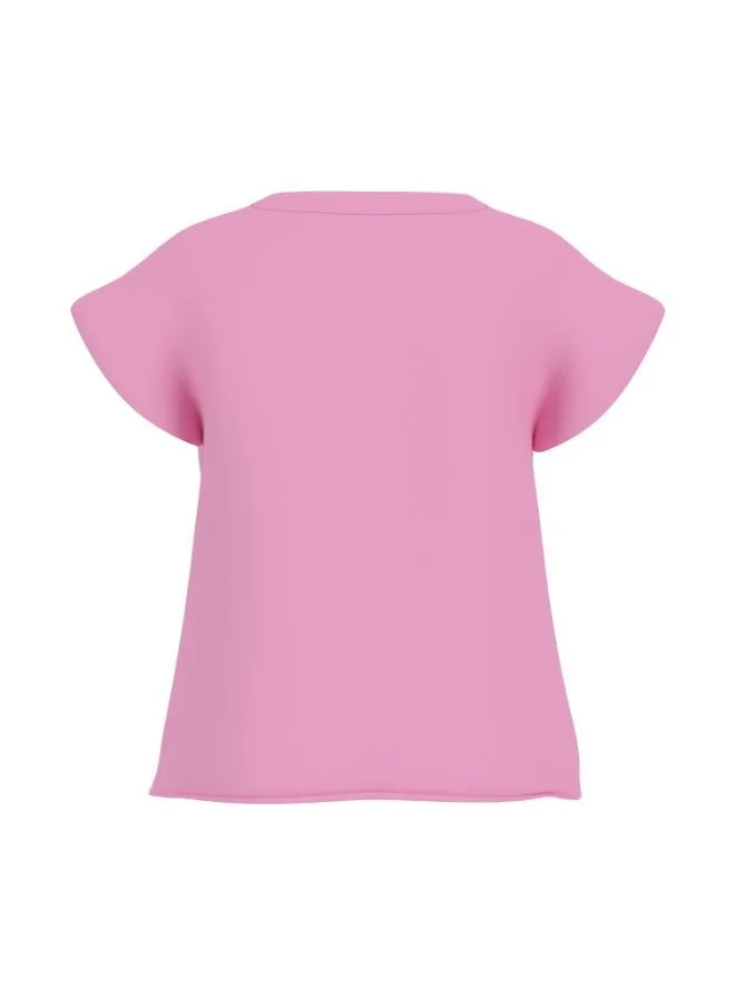 جس Kids Logo Short Sleeve T-Shirt