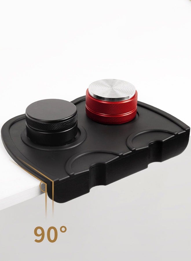 حصيرة كبس قهوة الإسبريسو من السيليكون غير القابل للانزلاق قاعدة كبس سيليكون مقاومة للماء ومطاط ممتص للصدمات - Image 3