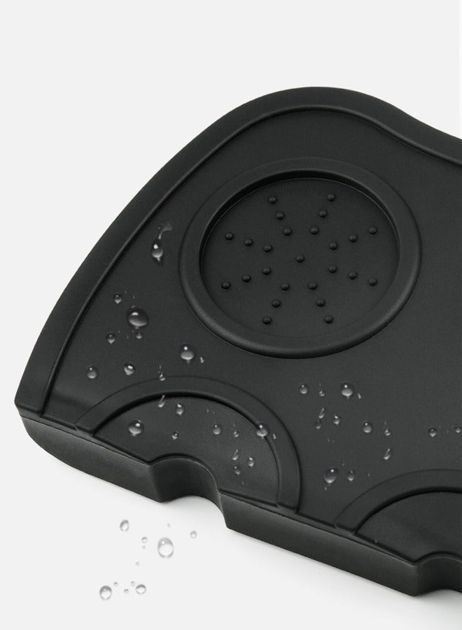 حصيرة كبس قهوة الإسبريسو من السيليكون غير القابل للانزلاق قاعدة كبس سيليكون مقاومة للماء ومطاط ممتص للصدمات - Image 4