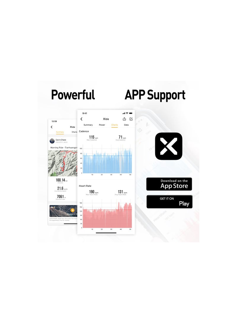 SOLARAE مستشعر السرعة/التردد ANT+، بلوتوث 4.0، كمبيوتر دراجة لاسلكي داخلي وخارجي IPX7 بنمطين، مستشعر RPM لدراجة الطريق، دراجة سبينينغ، MTB، متوافق مع Wahoo Fitness Zwift Strava - Image 5