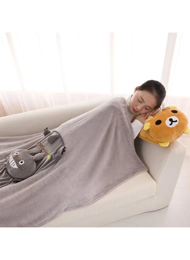 STITCH - Stitch Blanket & Pillow (2 in 1) Cozy Comfort for Your Home - Image 1