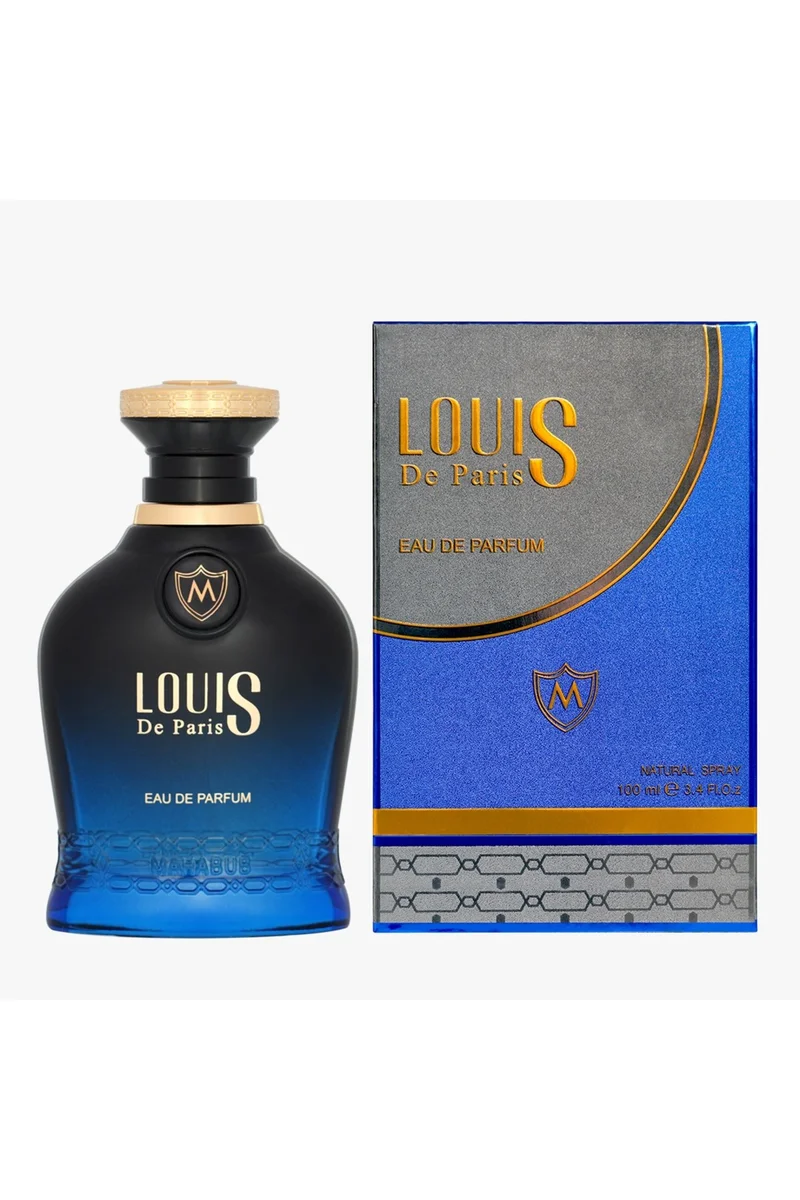 محبوب للعطور Louis De Paris Blue Eau De Parfum 100ml | Fresh Citrus, Aromatic & Woody Fragrance