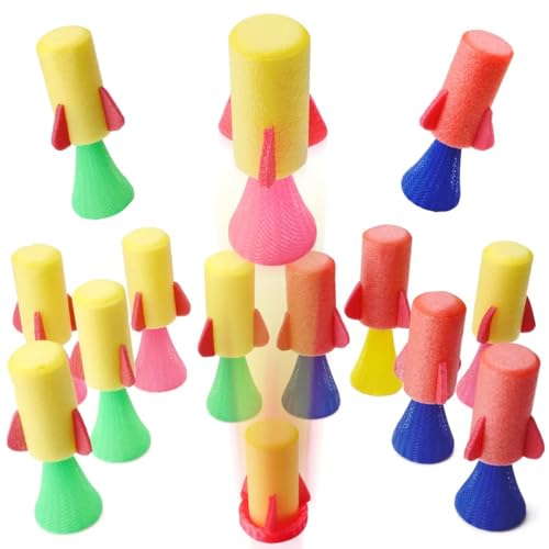 Sepco 24PCS Rocket Jumping Popper Spring Launcher Bouncy Jump Party Favors Pop up Bulk Toys for Kids Goodie Bag Filler Class Treasure Box Prizes - Image 1