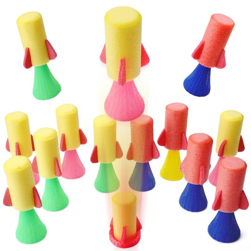 Sepco 24PCS Rocket Jumping Popper Spring Launcher Bouncy Jump Party Favors Pop up Bulk Toys for Kids Goodie Bag Filler Class Treasure Box Prizes - Image 3