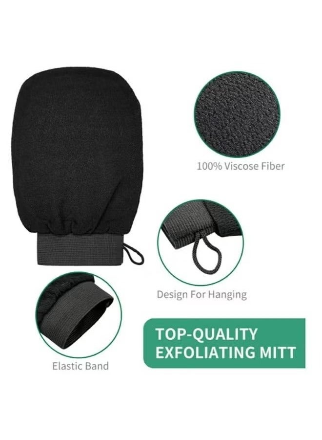 اترجسز 3 قطعة حرير طبيعيّ سحريّ جسم ينظّف فرك ويقشر حمام قفاز - Image 4