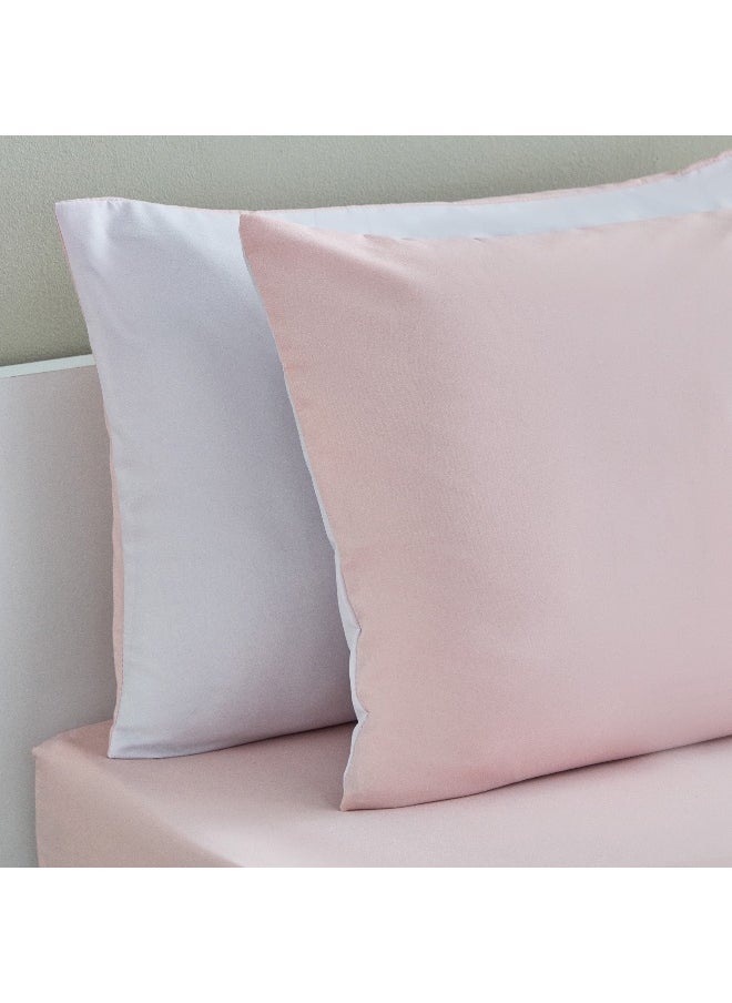 Home Box Vera 2 - Pieces Reversible Microfibre Pillow Cover Set - 50X75 Cm  - Image 3
