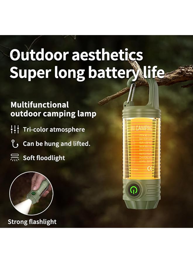 Keychain Flashlight Mini LED Light Portable Super Bright LED Flashlights Portable Pocket Waterproof Handheld Flash Lights for Camping Outdoor Emergency and Daily Use (Green) - Image 3