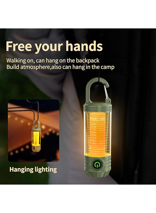 Keychain Flashlight Mini LED Light Portable Super Bright LED Flashlights Portable Pocket Waterproof Handheld Flash Lights for Camping Outdoor Emergency and Daily Use (Green) - Image 4