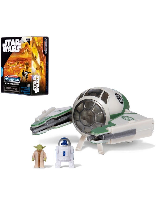 STAR WARS STAR WARS Micro Galaxy Squadron Jedi Starfighter (Yoda) Mystery Bundle - 3-Inch Light Armor Class Vehicle and Scout Class Vehicle with Accessories - Amazon Exclusive  - Image 1
